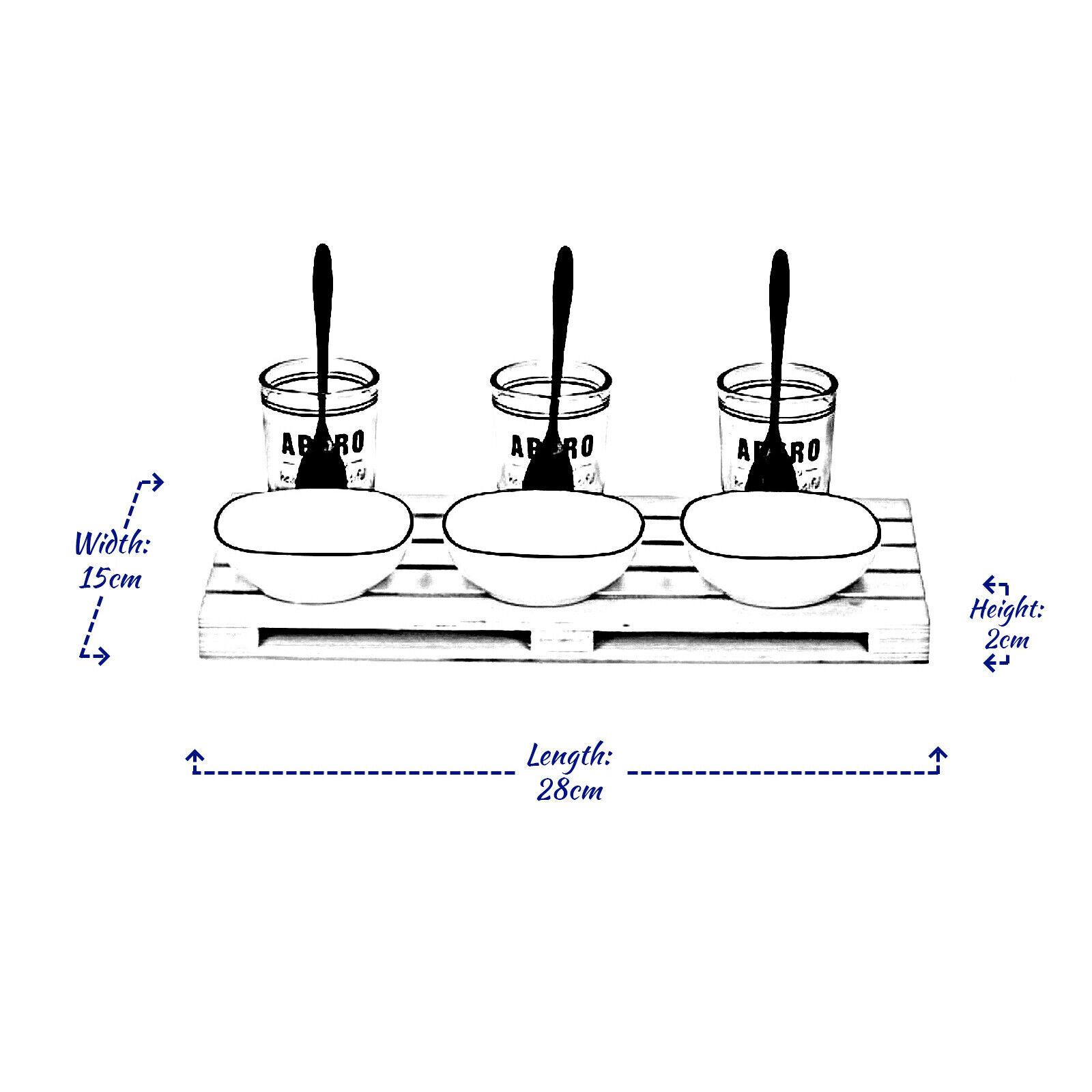 Snack Serving Tray Set