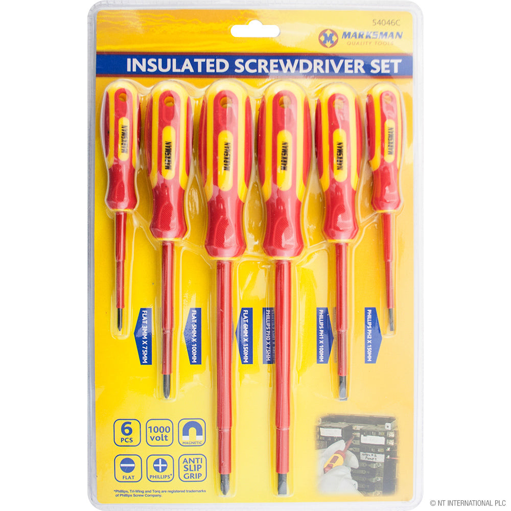 Insulated screwdriver set