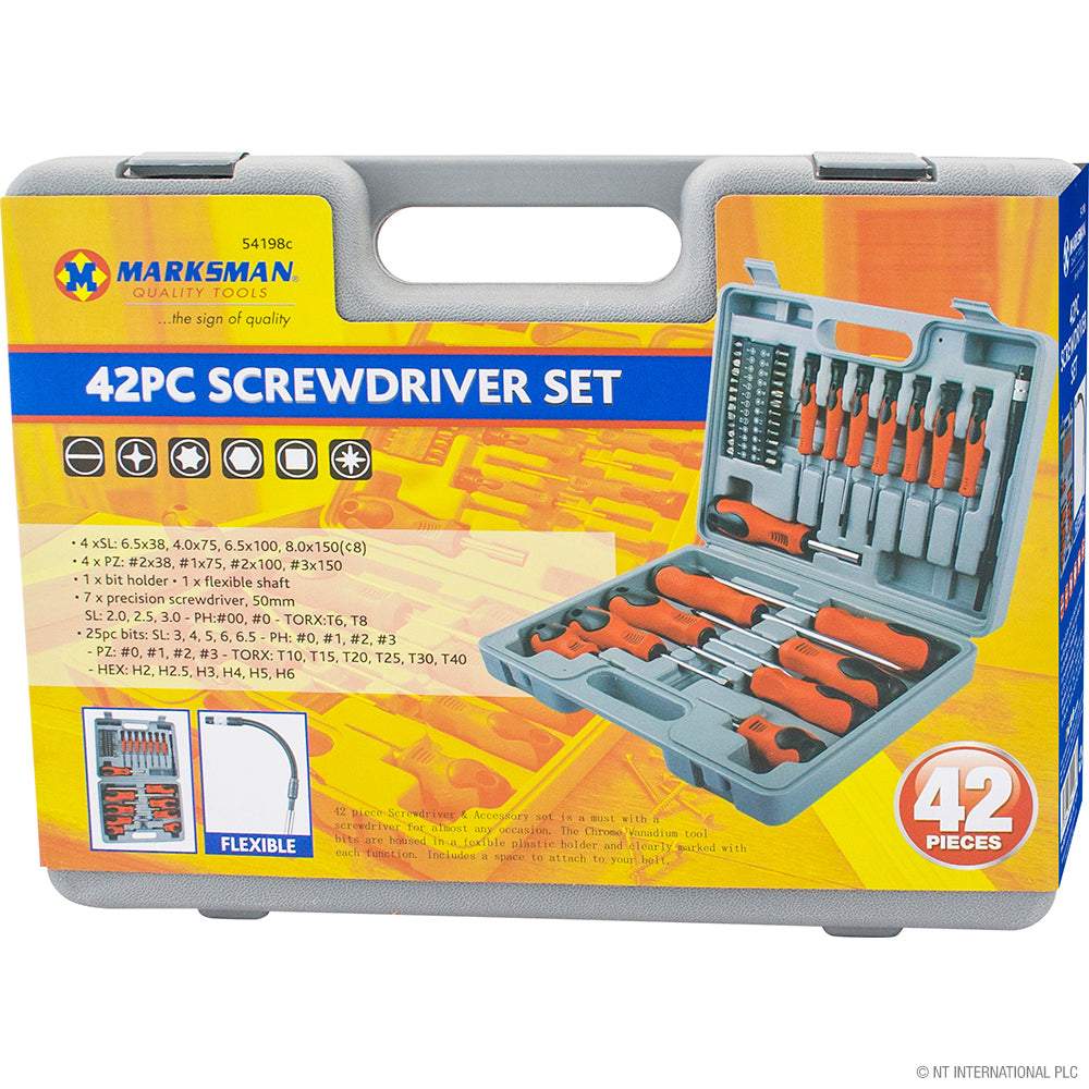 42 Pc Screwdriver set