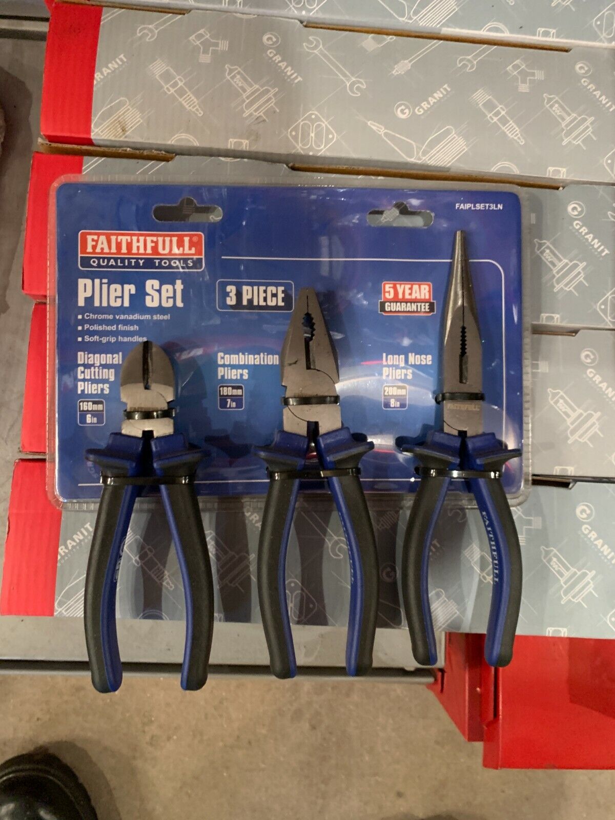 Faithfull Pliers Set